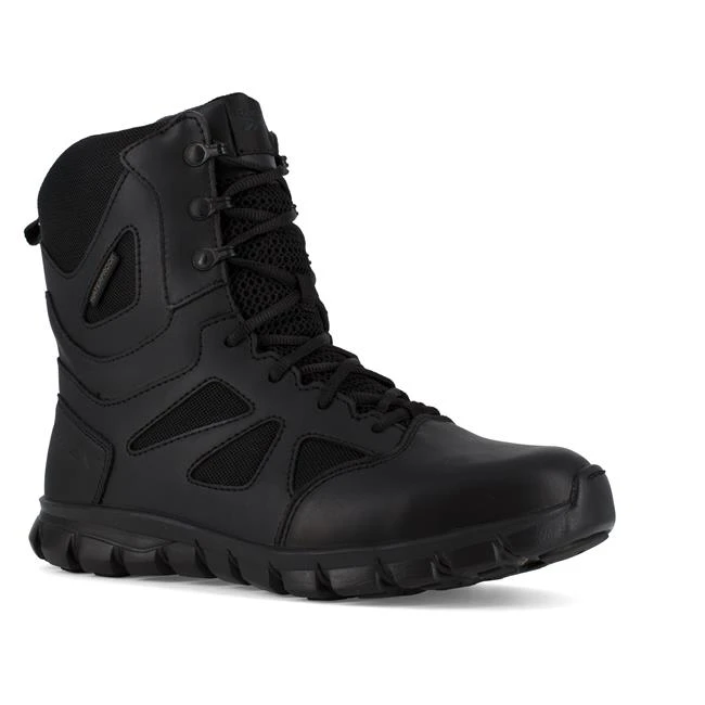 Men's Reebok 8" Sublite Cushion Tactical Side-Zip Waterproof Boots 3 Men's Reebok 8" Sublite Cushion Tactical Side-Zip Waterproof Boots