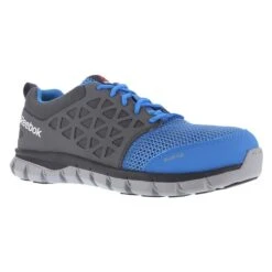 Women's Reebok Sublite Cushion Work Alloy Toe -Reebok Store 0 650 reebok sublite cushion work alloy toe blue gray