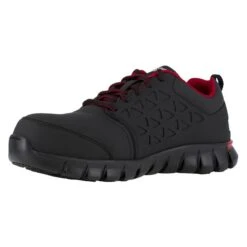 Men's Reebok Sublite Cushion Work Composite Toe Boots -Reebok Store 2 650 reebok sublite cushion work composite toe boots black red