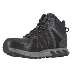 Men's Reebok Trailgrip Work AT Waterproof -Reebok Store 2 650 reebok trailgrip work at waterproof black gray