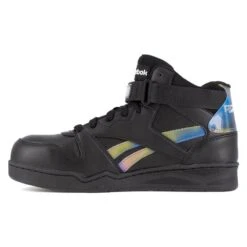 Women's Reebok BB4500 High Top Work Sneaker Composite Toe -Reebok Store 3 650 reebok bb4500 high top work sneaker composite toe black holographic spectrum